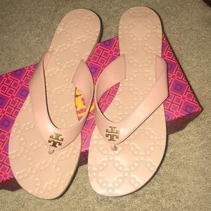 Tory Burch Flip Flops. Like new
